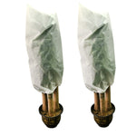 2 pezzi di copertura antigelo per piante, copertura per alberi a prova di freddo autunnale e invernale, sacchetto antigelo per piante in tessuto non tessuto, 0.8mx1.2m, 0.6mx0.8m, 1.2x1.8m, 0.8mx1m