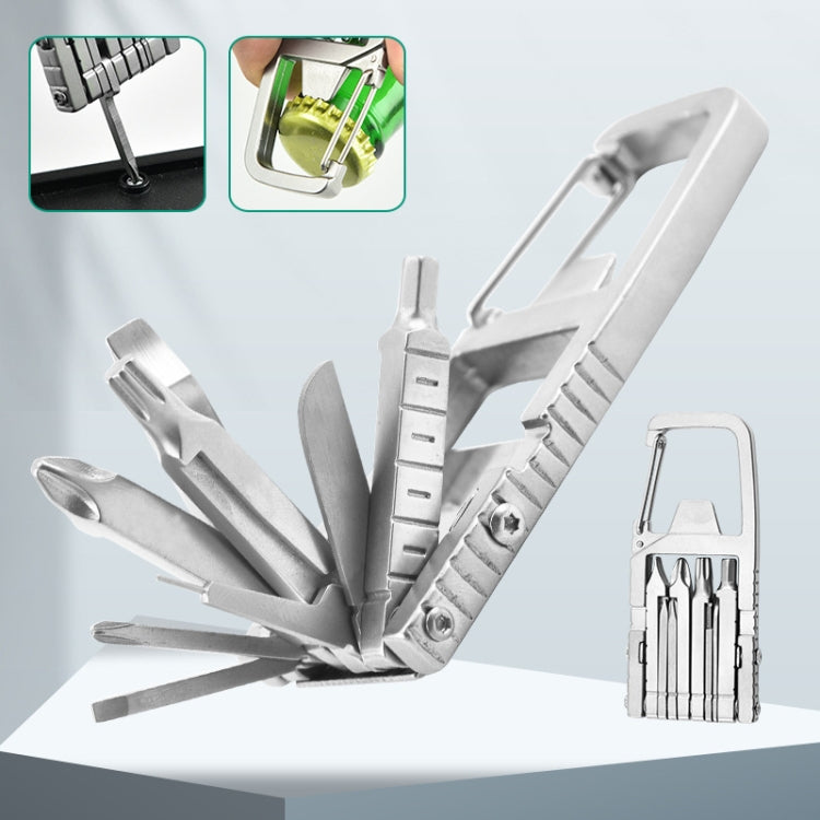 Strumento multifunzione pieghevole 13 in 1 in acciaio inox