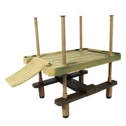 Grande parco divertimenti Tartaruga Piattaforma prendisole Isola galleggiante Tartaruga Tank Tandscape, Large