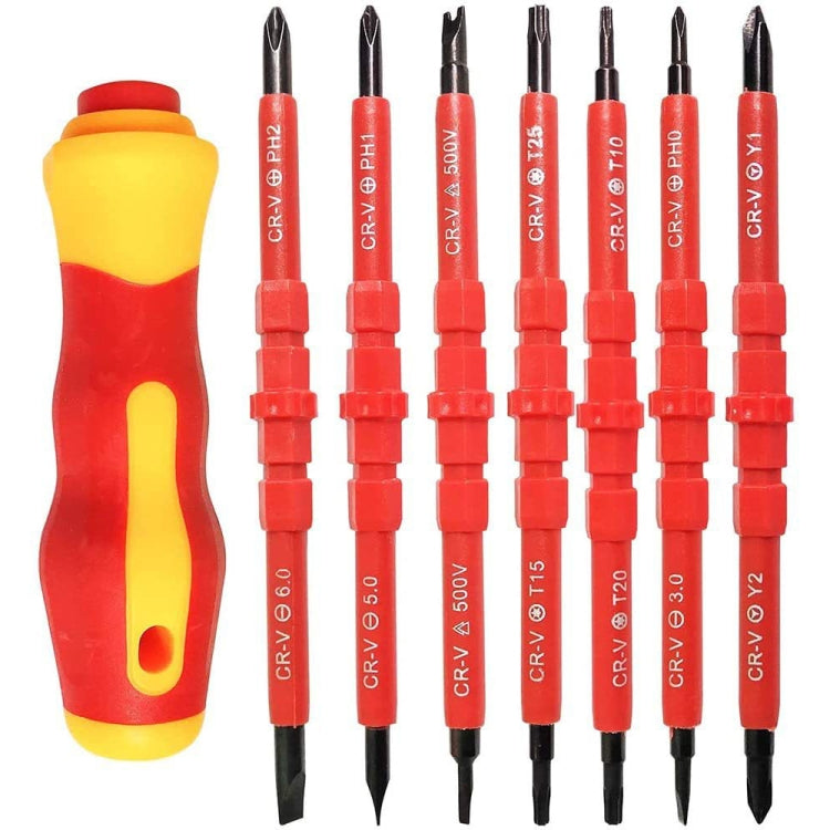 7 in 1 Bit Insulation Multi-Purpose Repair Tool Screwdriver Set