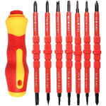 Set di cacciaviti per strumenti di riparazione multiuso con isolamento bit 7 in 1, 7 in 1