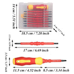 Set di cacciaviti per strumenti di riparazione multiuso con isolamento bit 7 in 1, 7 in 1