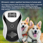 2 PZ DC-9017A Repellente per mouse ad ultrasuoni Repellente per insetti silenzioso a risparmio energetico Repellente per zanzare e repellente per insetti multifunzionale, Black+US Plug, Black+EU Plug, Black+UK Plug