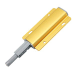 Buttafuori in lega di alluminio da 3 pezzi con maniglia push-pull per armadio, porta dell'armadio, cassetto, Gold, Silver