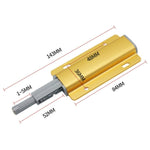 Buttafuori in lega di alluminio da 3 pezzi con maniglia push-pull per armadio, porta dell'armadio, cassetto, Gold, Silver