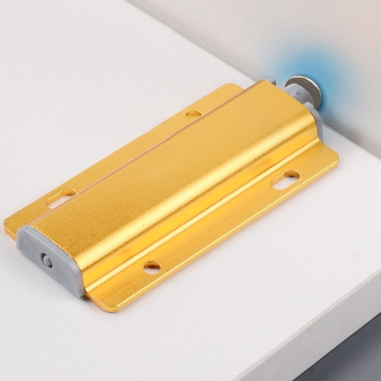 Buttafuori in lega di alluminio da 3 pezzi con maniglia push-pull per armadio, porta dell'armadio, cassetto, Gold, Silver