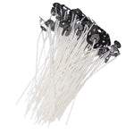 Set 2 stoppini in cotone intrecciato per candele 15 cm