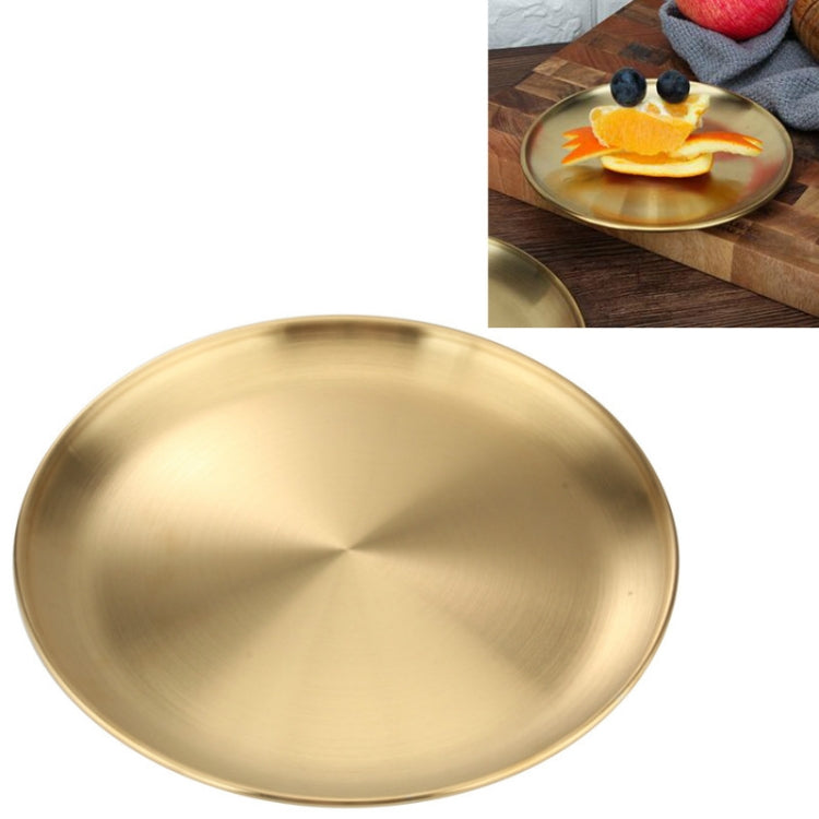 Piatto rotondo addensato in acciaio inossidabile da 2 pezzi, vassoio da caffè, piatto per torta di frutta, piatto per ossa, piatto poco profondo, 14cm Brushed Matte Silver, 17cm Brushed Matte Silver, 20cm Brushed Matte Silver, 23cm Brushed Matte Silver...