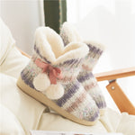 Stivali invernali per la casa in cashmere Pantofole in cotone con suola spessa, 35-36, 37-38, 39-40