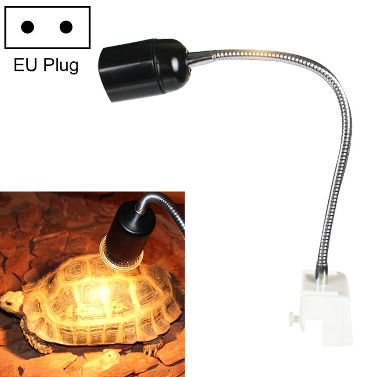 Portalampada abbronzante tartaruga UVB Portalampada per riscaldamento solare per animali a spettro completo, spina europea, EU Plug