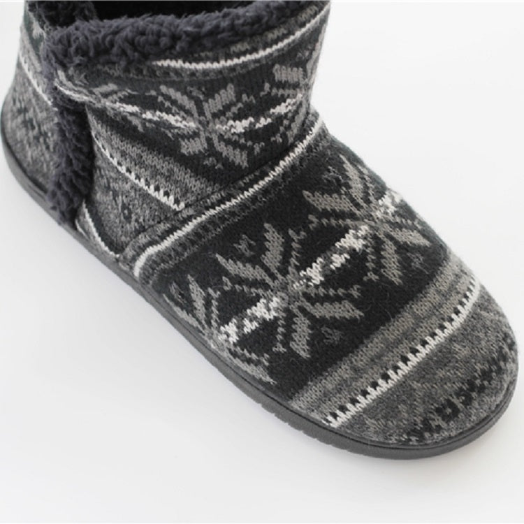 Stivali invernali in cashmere per la casa Pantofole in cotone con suola spessa, 37-38, 39-40, 41-42, 43-44