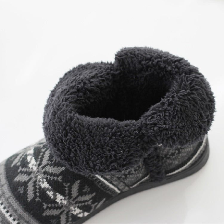 Stivali invernali in cashmere per la casa Pantofole in cotone con suola spessa, 37-38, 39-40, 41-42, 43-44