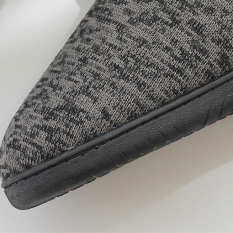 Pantofole in cotone da uomo alte per l'autunno e l'inverno e scarpe calde per interni con plateau in velluto, 39-40, 41-42, 43-44