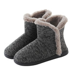 Pantofole in cotone da uomo alte per l'autunno e l'inverno e scarpe calde per interni con plateau in velluto, 39-40, 41-42, 43-44