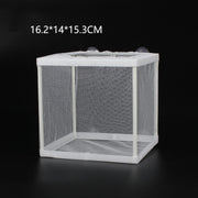 Piccola incubatrice per acquario Scatola di isolamento per piccoli pesci Scatola per allevamento di pesci tropicali in rete, Without Clapboard