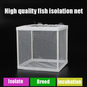 Piccola incubatrice per acquario Scatola di isolamento per piccoli pesci Scatola per allevamento di pesci tropicali in rete, Without Clapboard