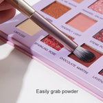 4 pezzi/set Pennello per trucco Pennello per ombretto Set per trucco per occhi Pennello per capelli morbidi Pennello per sbavature con borsa per pennelli, Gold, Silver