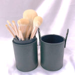 10 pezzi/set Pennello per trucco Pennello per cipria in fibra di mais per capelli in fibra di seta Pennello per trucco per viso e occhi, Without Bag, With Blue Bag, With Silver Bag, With Gray Bag, With Pink Cylinder, With Green Cylinder                ...