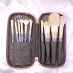 10 pezzi/set Pennello per trucco Pennello per cipria in fibra di mais per capelli in fibra di seta Pennello per trucco per viso e occhi, Without Bag, With Blue Bag, With Silver Bag, With Gray Bag, With Pink Cylinder, With Green Cylinder                ...