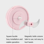 Schiacciatore per miscelazione di aglio elettrico USB ricaricabile Schiacciatore per alimenti complementare Dispositivo per sbucciare l'aglio in acciaio inossidabile Mini taglierino per aglio senza fili, Pink, Green, White