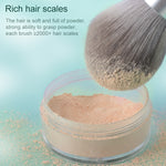 Pennello per trucco Pennello per capelli in fibra di seta di mais Lavaggio per trucco, Green Loose Powder Brush, Pink Loose Powder Brush, 5 PCS Green Eye Shadow Brush, Green Loose Powder Brush+5 PCS Eye Shadow Brush                                     ...