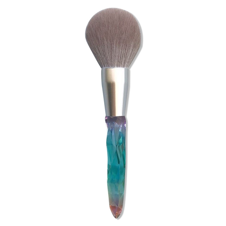 Pennello per trucco Pennello per capelli in fibra di seta di mais Lavaggio per trucco, Green Loose Powder Brush, Pink Loose Powder Brush, 5 PCS Green Eye Shadow Brush, Green Loose Powder Brush+5 PCS Eye Shadow Brush                                     ...