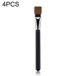 Pennello per trucco per capelli in fibra da 4 pezzi Pennello per fondotinta con manico in legno, 191 Foundation Brush, 270 Concealer Brush, 170 Diagonal Foundation Brush