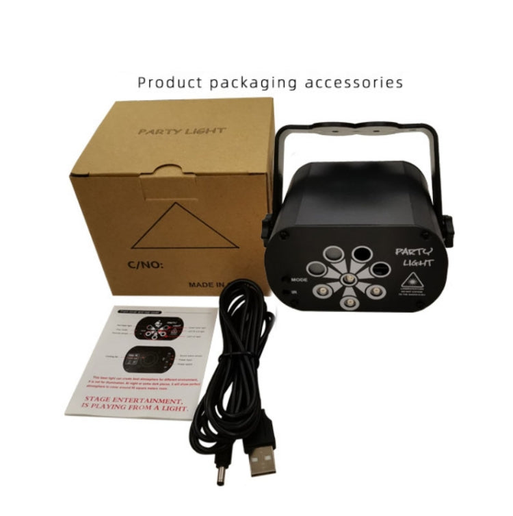 R90 8W UV Mini luce laser controllo del suono induzione fase atmosfera barra luminosa luce laser KTV, USB Plug-in, Built-in Battery Charging