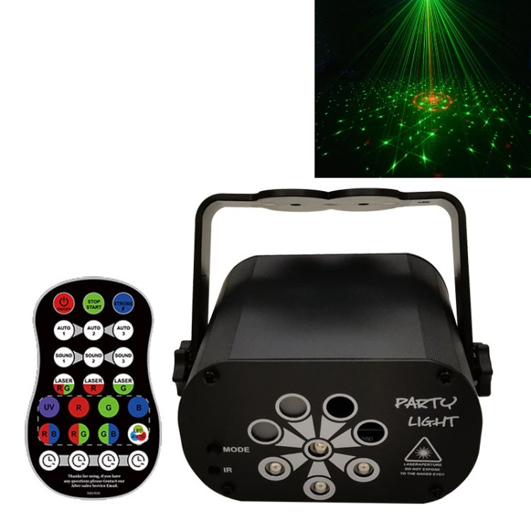 R90 8W UV Mini luce laser controllo del suono induzione fase atmosfera barra luminosa luce laser KTV, USB Plug-in, Built-in Battery Charging