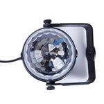 MGY-019 Lampada laser da palco rotante colorata a LED con telecomando da 6 W. Lampada a sfera magica in cristallo, US Plug, EU Plug, UK Plug, AU Plug