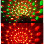 MGY-019 Lampada laser da palco rotante colorata a LED con telecomando da 6 W. Lampada a sfera magica in cristallo, US Plug, EU Plug, UK Plug, AU Plug