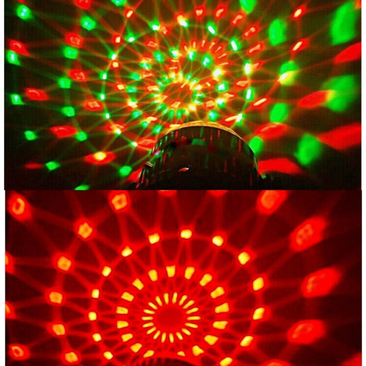 MGY-019 Lampada laser da palco rotante colorata a LED con telecomando da 6 W. Lampada a sfera magica in cristallo, US Plug, EU Plug, UK Plug, AU Plug