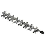 Valvola di regolazione dell'ossigeno del distributore in acciaio inossidabile del tubo dell'ossigeno del serbatoio del pesce, One Head, Two Heads, Three Heads, Four Heads, Five Heads, Six Heads, Eight Heads, Nine Heads, Ten Heads