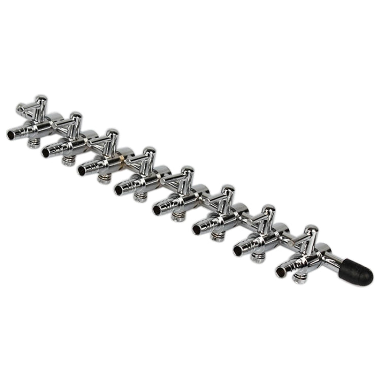 Valvola di regolazione dell'ossigeno del distributore in acciaio inossidabile del tubo dell'ossigeno del serbatoio del pesce, One Head, Two Heads, Three Heads, Four Heads, Five Heads, Six Heads, Eight Heads, Nine Heads, Ten Heads
