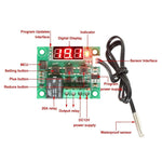 Termostato digitale DC 12V W1209 con custodia acrilica