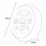 TS-S93 Termometro digitale multifunzione Igrometro Misuratore di umidità e temperatura, Visualizzazione della tendenza del valore massimo minimo C/Funit