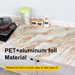 215421210W Modello in marmo Vernice brillante Ristrutturazione di mobili Carta da parati autoadesiva Pellicola impermeabile per armadietti