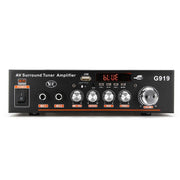 G919 Amplificatore di potenza digitale intelligente Mini amplificatore di potenza Bluetooth/USB/SD/FM integrato, spina europea