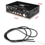 Amplificatore di potenza digitale Bluetooth USB SD FM 18W