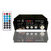Amplificatore di potenza digitale intelligente G20 Amplificatore di potenza Bluetooth/USB/SD/FM integrato, spina europea