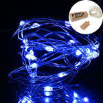 10 pz LED bottiglia di vino sughero filo di rame luce stringa IP44 lampada decorativa natalizia impermeabile, 1m 10LEDs, 2m 20LEDs