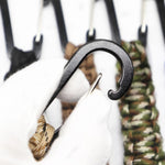 Portachiavi con moschettone in corda per ombrello in nylon multifunzionale per esterni, Nylon Umbrella Rope(Army green), Nylon Umbrella Rope(Black), Nylon Umbrella Rope(Brown), Nylon Umbrella Rope(Deep Blue)