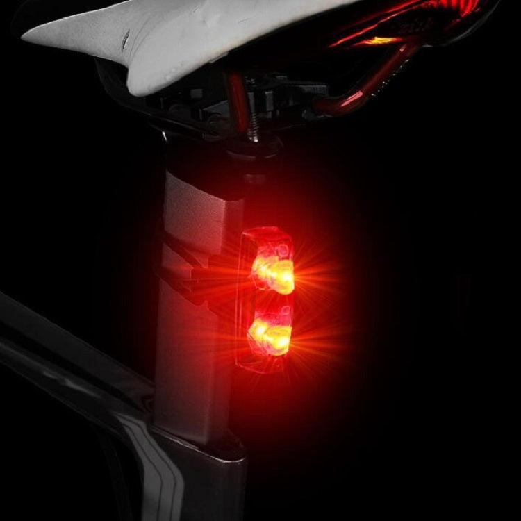 Fanale posteriore a induzione magnetica per bicicletta Fanale posteriore a induzione di autogenerazione Spia di sicurezza per guida notturna impermeabile, Magnetic Induction Taillight