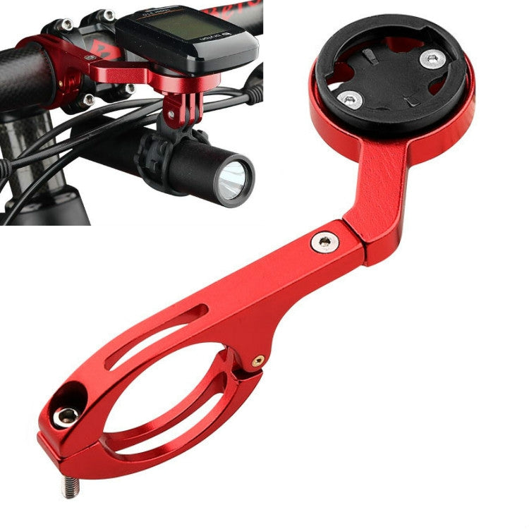 Supporto da tavolo per codici in lega di alluminio per mountain bike per bicicletta Staffa per torcia universale per estensione della tabella dei codici, Red, Black, Gray