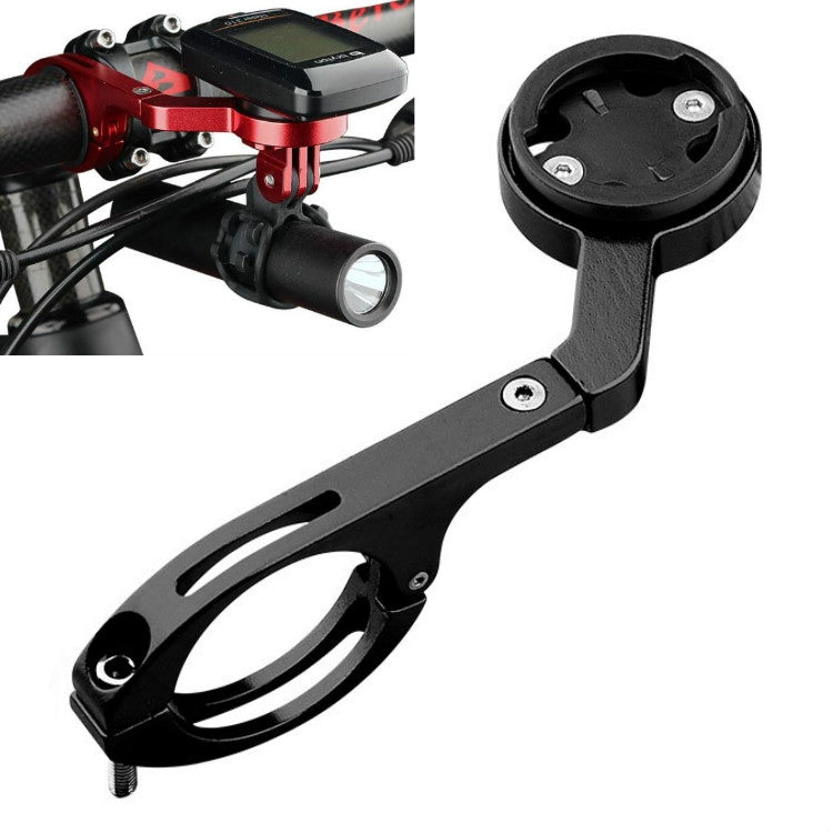 Supporto da tavolo per codici in lega di alluminio per mountain bike per bicicletta Staffa per torcia universale per estensione della tabella dei codici, Red, Black, Gray