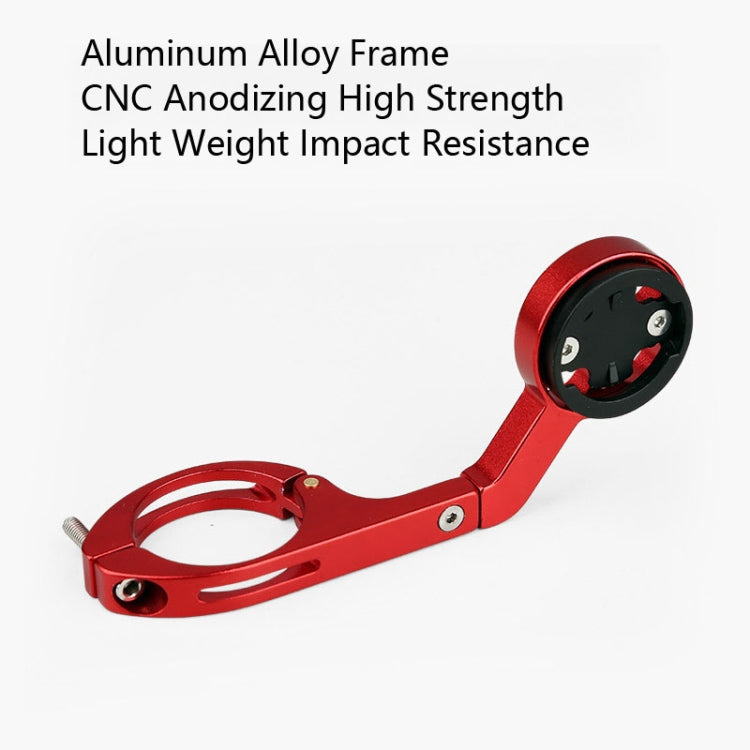 Supporto da tavolo per codici in lega di alluminio per mountain bike per bicicletta Staffa per torcia universale per estensione della tabella dei codici, Red, Black, Gray