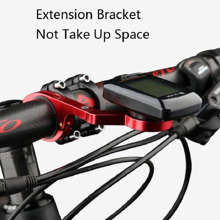 Supporto da tavolo per codici in lega di alluminio per mountain bike per bicicletta Staffa per torcia universale per estensione della tabella dei codici, Red, Black, Gray