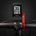Supporto da tavolo per codici in lega di alluminio per mountain bike per bicicletta Staffa per torcia universale per estensione della tabella dei codici, Red, Black, Gray