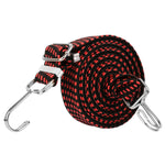 Corda per rilegatura per bicicletta da 3 pezzi, allargamento e ispessimento, corda elastica multiuso per bagagli, 0.5m, 1m, 2m, 3m, 4m