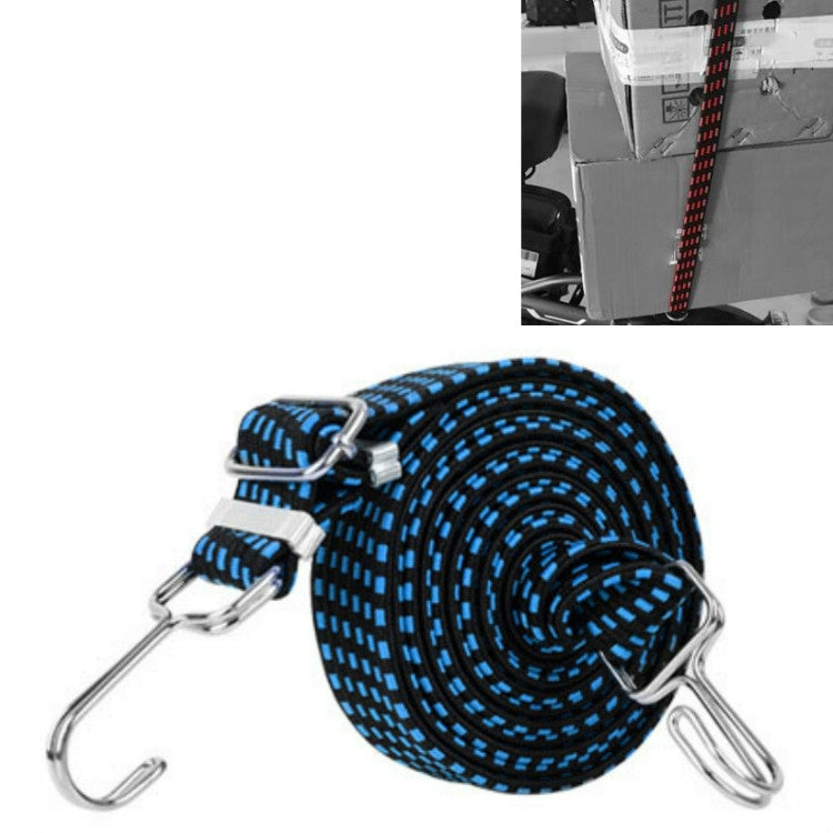 Corda per rilegatura per bicicletta da 3 pezzi, allargamento e ispessimento, corda elastica multiuso per bagagli, 0.5m, 1m, 2m, 3m, 4m